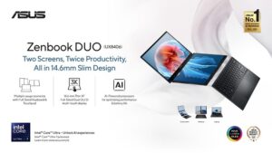 ASUS Zenbook DUO Laptop Dual Screen OLED Terbaik di Dunia