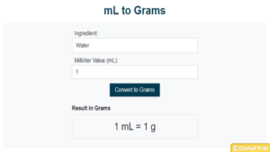 100 ml berapa gram Keajaiban Konversi ML ke Gram