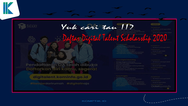 Cara Daftar Digital Talent Scholarship