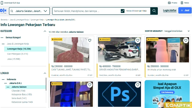 Lowongan Kerja yang Paling Banyak Dicari di Jakarta